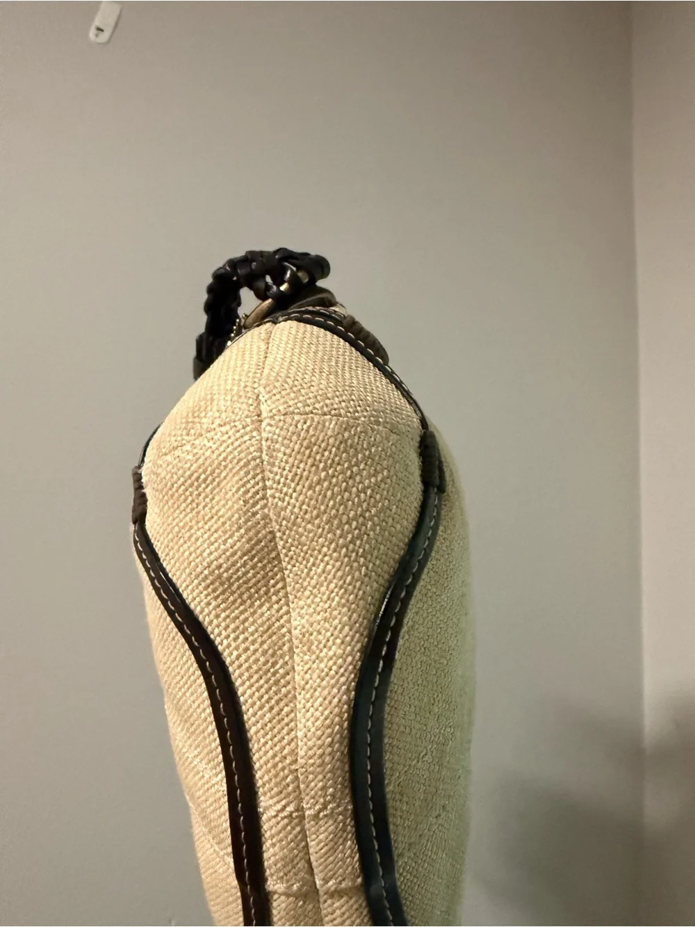 Coach soho hobo angora straw / see descr for callouts
